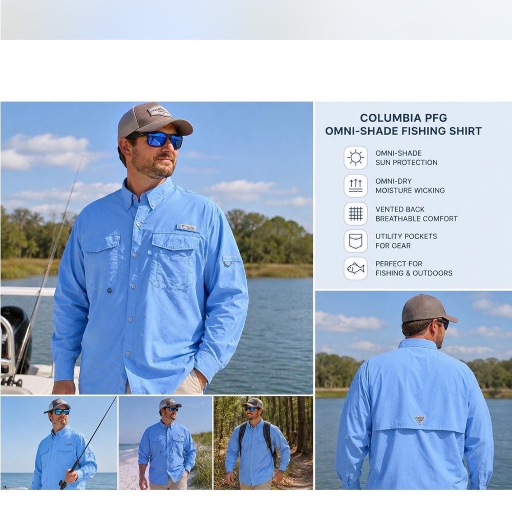 NWT Men's Columbia PFG shirt